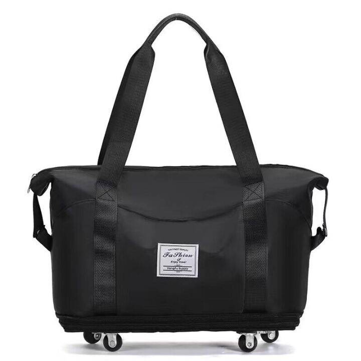 Weekend Expandable Rolling Duffle Pack Lightweight Foldable Business
