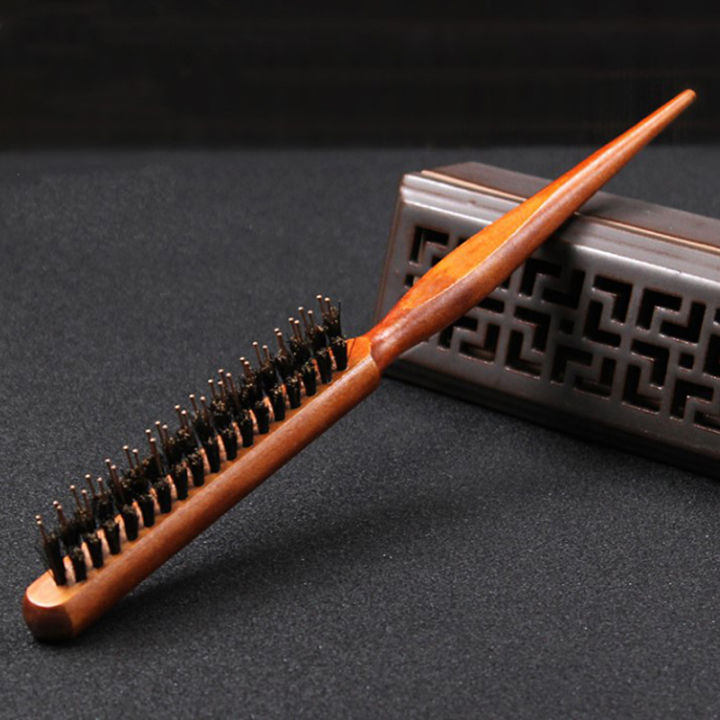 Health Beauty Professional Salon Teasing Back Hair Brushes Wood Slim Line  Comb Hairbrush 
