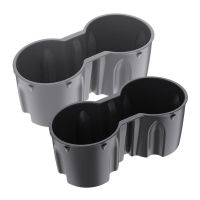 SHJGKFD Hot Sale Car Center Console Cup Holder For Ashtrays Beverages Bottles Portable Car Accessories For Model Y Model 3 Dropshipping