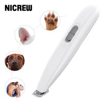 ❄● NICREW Electric Dog Cat Foot Hair Trimmer Pet Hair Clippers USB Rechargeable Low-noise Paw Sole Shaver Pets Grooming Supplies