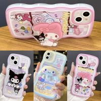 [CS88]เคสโทรศัพท์ ขอบหยักๆน่ารักๆเเบบถนอมกล้อง เเถมที่ตั้งน่ารักๆ ลายเมโลดี้/คุโรมิ/ชินาม่อน สินค้าพร้อมส่ง