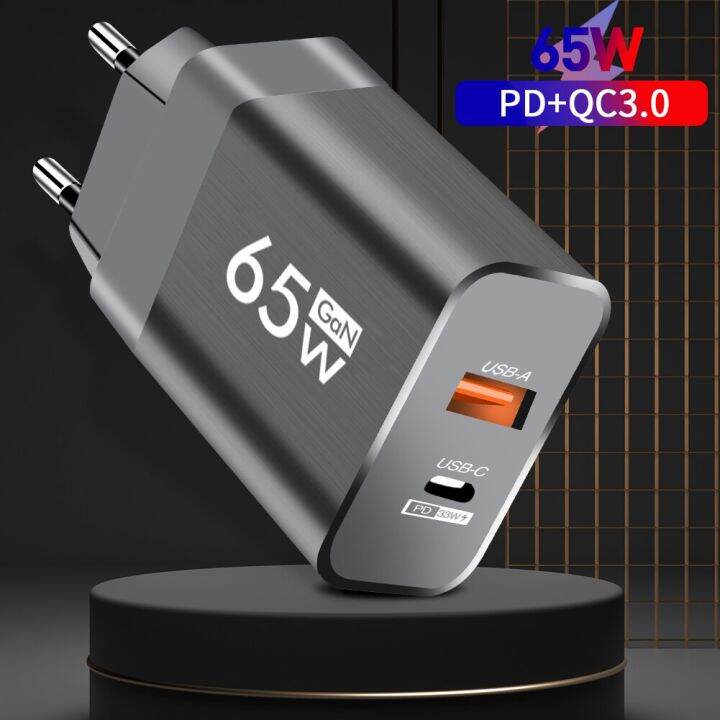 gan-3-0-pd-usb-r-65w-ชาร์จเร็ว-pd-โทรศัพท์มือถือ-r-แบบพกพาได้อย่างรวดเร็วสำหรับ-huawei-poco-14-13-pro-samsung