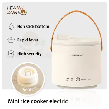 Smart Mini Rice Cooker 3 Cups Uncooked,1.6L Rice Cooker Small