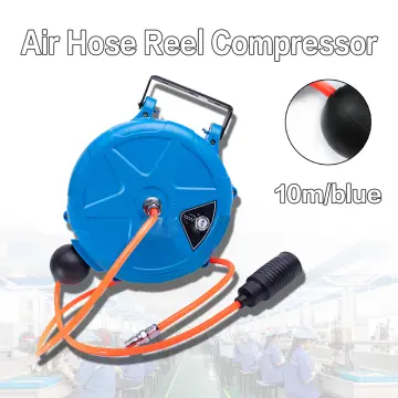 Mini 9M PU Retractable Wall Mount Auto Rewind Air Hose Reel