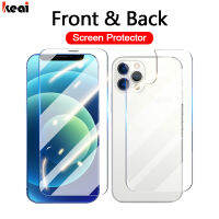 Full Cover Tempered Glass For iPhone 12 11 Pro Max mini Screen Protector XR X XS Max 8 7 6 6S Plus SE  Back Film Accessories