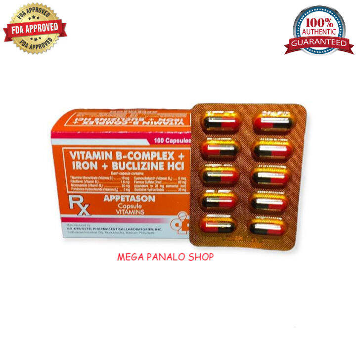 Appetason Plus Vitamin B COMPLEX + IRON Lazada PH