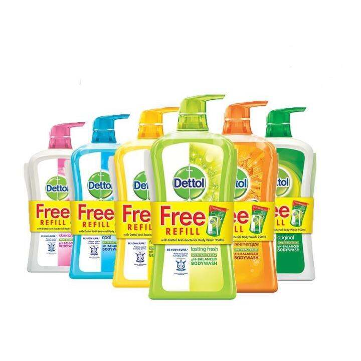 Dettol Shower Gel 950ml 250ml Fresh Lazada