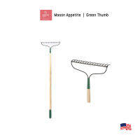 161343 Green Thumb 16 Tine Welded Bow Rake 54" Wood Handle คราดธนู 16 ซี่ กรีนธัมป์