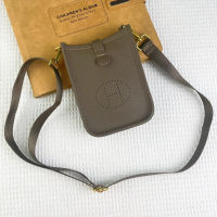 ร้อน, ร้อน★（High end bags） 2023 H Home, Spring/Summer Collection, New and New Phone Bag, One Shoulder Backpack, Imported TOGO Leather, Full of Design Sense  Box packaging