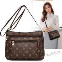 【Ready Stock】 ๑✤ C23 Pu Leather Sling Bag Women Korean Style Shoulder Bag Beg Tangan Wanita Murah Handbag Woman 包包 Beg Silang 斜挎包 单肩包