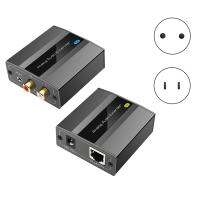 Analog Audio Extender RCA 3.5mm Stereo Over Ethernet Single Cat5E/6/7 Cable Up to 500M Audio Converter