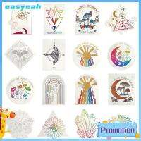 EASYEAH สีสันสดใส รูปลอกหน้าต่าง ตกแต่งห้องนอน สติกเกอร์ติดกระจก สติ๊กเกอร์ติดผนัง เครื่องทำสายรุ้ง ที่จับดวงอาทิตย์