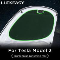 LUCKEASY For Tesla Model 3 Shock Absorption Noise Reduction Accessories Mdoel3 2017-2023 Car Front Trunk Noise Reduction Mat