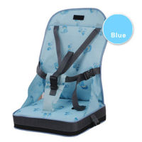 Fashion Baby Portable Booster Dinner Chair Oxford Water Proof Fabric Baby Chair Seat Safety Belt Feeding High Chair