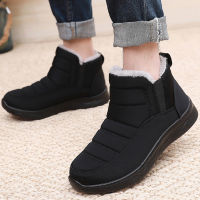 Winter Snow Boots Men High Quality Men Ankle Boots Round Toe Shoes Men Black Waterproof Shoes Male Sneakers Couple Uni Boots