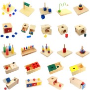Bộ đồ chơi Treeyear cho bé chất liệu gỗ nhiều màu sắc