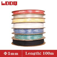 ✠❆✣ LDDQ 100mx5mm Heat shrink tubing2:1 Heat Shrink Tube Tubing 600 amp;1000V Low pressure Heat sleeve Cable Sleeve termoretractil