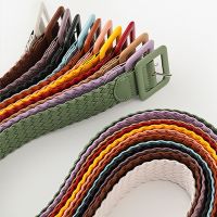 【new】 New Color Woven Fashion Korean Version Buckle Pin Young Jeans Accessories ！