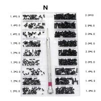 500Pcs 18 Types Mini screw DIY Kit +1.6mm Screwdriver For Laptop Computer Assemble Repair Screw Fastener set Nails Screws  Fasteners