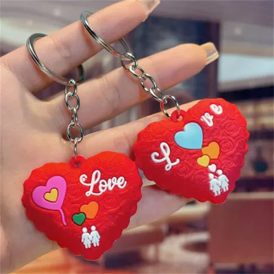 Heart Keychain Pendant Keychain For Couples Couple Keychains Heart-shaped Keychain Large Keychain Pendant