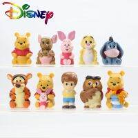 10 Models Toy For Children Animal Tigger Winnie-The-Pooh Hand-Run Doll Cake Car Ornaments Decorative Ornaments Gifts