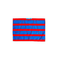 Blue &amp; Red Stripe Towel ผ้าขนหนู ผ้าไมโครไฟเบอร์ ขนาด 30x40 cm