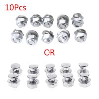 10pcs ke Cable Adjuster Clamp Lock Screw Bolt Bicycle Moped MTB Mountain Bike