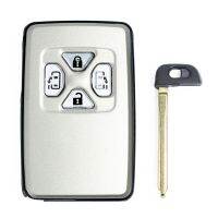 Car Smart Card Remote Car Key Shell Case Fob For Alphard Estima Vellfire