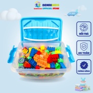 Plastic intelligent puzzle toy with box detailed storage for 1