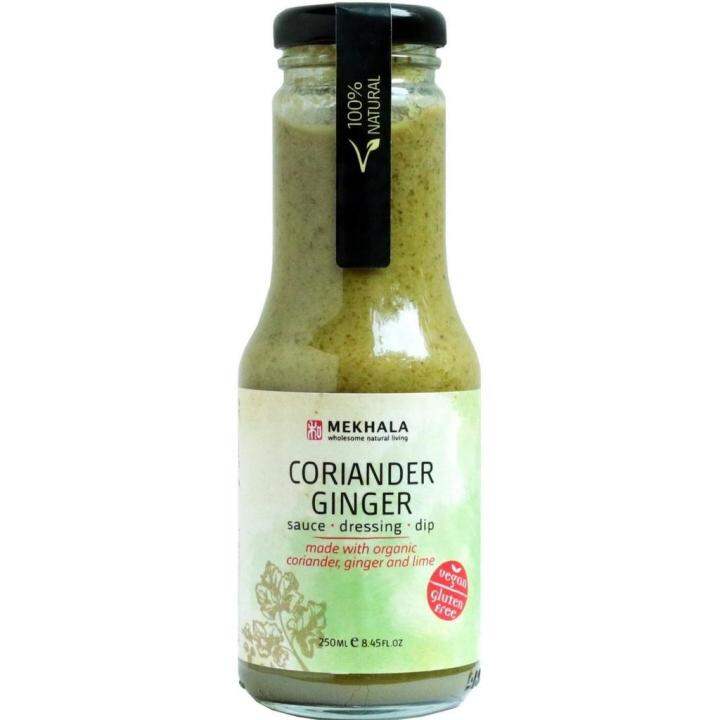 Products organic 🔹 Mekhala น้ำสลัดผักชี Coriander Ginger Sauce/Dressing