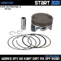 Motorcycle 62mm Piston And Piston Ring Kit For ZongShen ZS 190cc Z190 W190 1P62YML-2 Engine Dirt Pit Bike ATV Quad