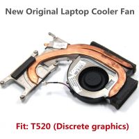 New CPU Cooling Fan Heatsink Radiator Cooler For Lenovo Thinkpad T520 T520i Discrete graphics FRU：04W1578 75Y5782