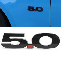 3D โลโก้ตราสัญลักษณ์การพิทักษ์ด้าน5.0สติ๊กเกอร์สำหรับ Ford สีดำมัสแตง1ชิ้น