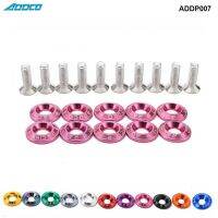 Addco Sport M6 10Pc Hex Screw Bolt Bumper Fender Washer Anodized Aluminum Universal ADDP007