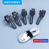 Vention USB Cable Winder Cable Organizer 20PCS/Packs for Ties Mouse Earphone Holder iPhone Cable Management Hoop Tape Protector Cable Management