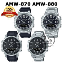 CASIO ของแท้ ?% รุ่น AMW-880 AMW-870 นาฬิกาผู้ชาย 2ระบบ พร้อมกล่องและรับประกัน 1ปี AMW AMW880 AMW870