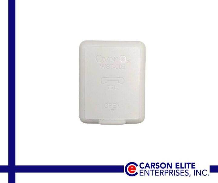 OMNI Telephone Outlet Box Single [WST005] 2 Lines [WDT005