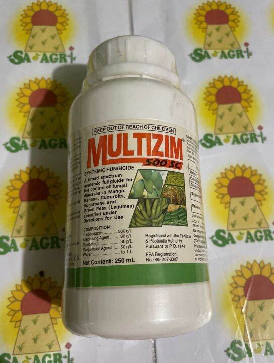 MULTIZIM 500 SC CARBENDAZIM SYSTEMIC FUNGICIDE 250ML | Lazada PH