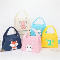 ▧✻ Portable Cartoon Cooler Lunch Bag for Picnic Kids Women Travel Thermal Breakfast Organizer Insulated Waterproof Storage Bag