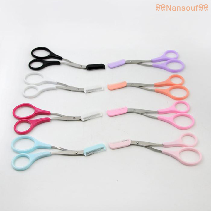 nansouf-เครื่องดัดขนตาพร้อมหวีที่หนีบขนตาเครื่องสำอางมือใหม่อุปกรณ์เสริมความงามสำหรับการแต่งตาอย่างต่อเนื่องเครื่องดัดขนตาธรรมชาติมาการอง