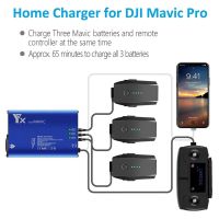 สำหรับ Mavic Pro เครื่องชาร์จในบ้านอัจฉริยะมัลติฮับชาร์จไฟ5In1สำหรับ DJI Mavic Pro และอุปกรณ์เสริมกล้องอุปกรณ์โดรน