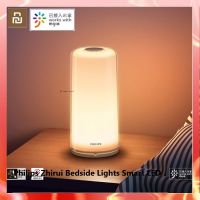 Zhirui Bedside Lights Smart LED Table Lamps Indoor USB Charging Night Light Bedroom Desk Light Mijia APP Control