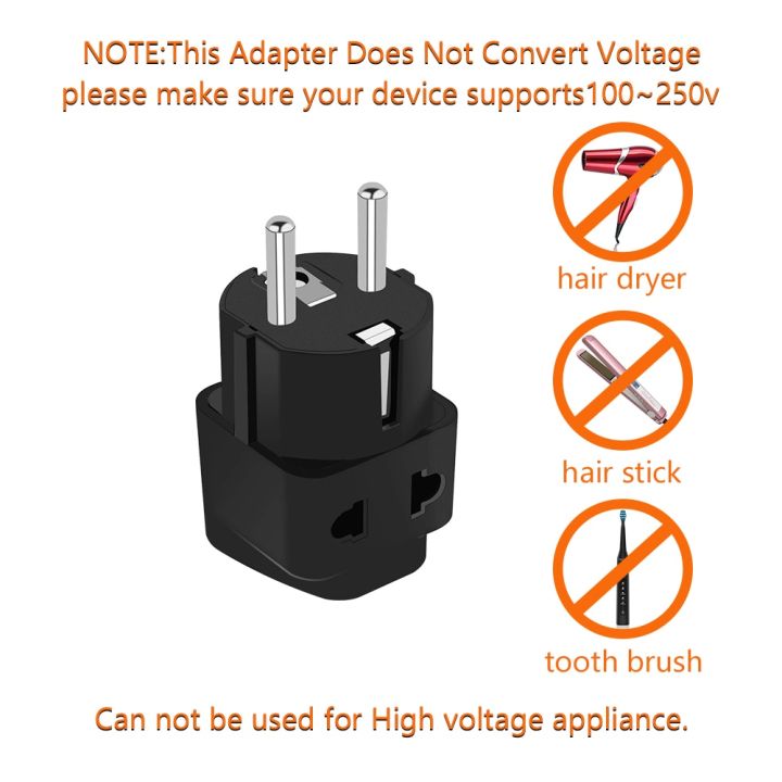 eco-friendly-ปลั๊กยุโรป-rdxone-adaptor-traveling-schuko-ประเภท-e-f-สำหรับ-เยอรมนี-ฝรั่งเศส-ยุโรปสายดิน2-in-1