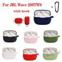 【hot sale】 ♦♞❀ C02 For JBL Wave 200TWS Case Solid Color Earphone Cover fundas for jbl 200 soft Shockproof Silicone hearphone Accessories