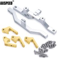 AXSPEED Metal Aluminum Front Axle Servo Update Upper Link Mount For 1/10 D90 II RC Crawler Car Parts  Power Points  Switches Savers