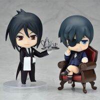 10ซม. รูปปั้นอะนิเมะบัตเลอร์สีดำ68 # Sebastian Michaelis 117 # Ciel Phantomhive หุ่นพีวีซีโมเดลของเล่นสำหรับของขวัญสำหรับเด็ก