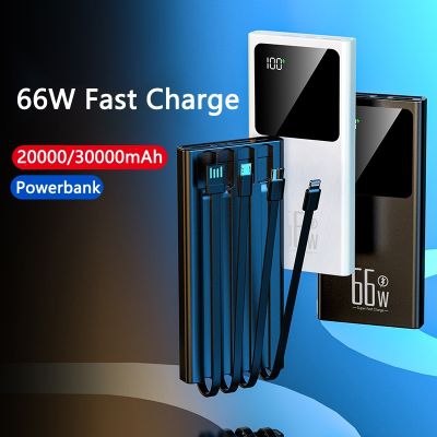 30000mAh Power Bank 66W Fast Charging for Huawei P40 Powerbank Portable External Battery Charger For iPhone 13 12 Xiaomi Samsung ( HOT SELL) tzbkx996