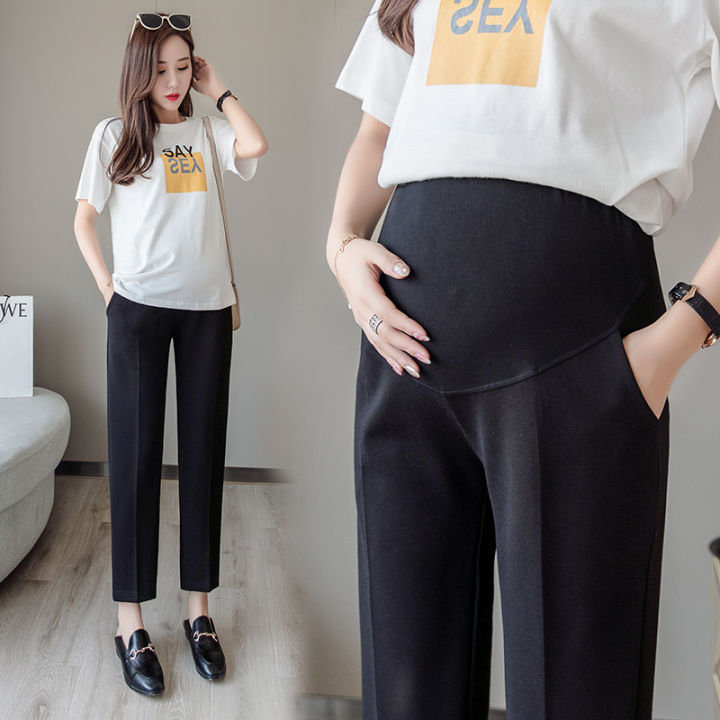 Work Straight Leg Formal Maternity Work Trousers  Office Essentials