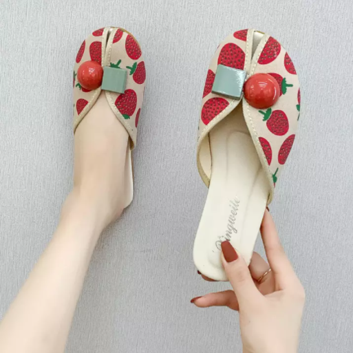 kkj-mall-รองเท้าส้นเตี้ยของผู้หญิง-2021-แฟชั่นใหม่รองเท้าส้นแบนผู้หญิงพื้นนุ่มสไตล์เกาหลี