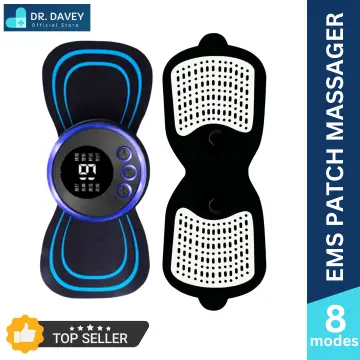 1pc Pulse Smart Mini Neck Massager Sticker USB Rechargeable Multi-function  Massage Device Portable Shoulder & Neck Massager